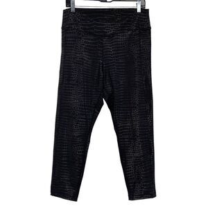 Pink Victoria's Secret Ultimate‎ Snakeskin Print High Waist Legging Black XL NWT